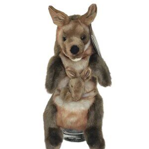 Hansa Plush New w/Tag Handcrafted Kangaroo Hand Puppet